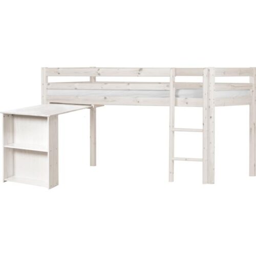 Flexa-Basic-Hit-Half-Height-Bed-90x200cm-with-Pull-Out-Desk