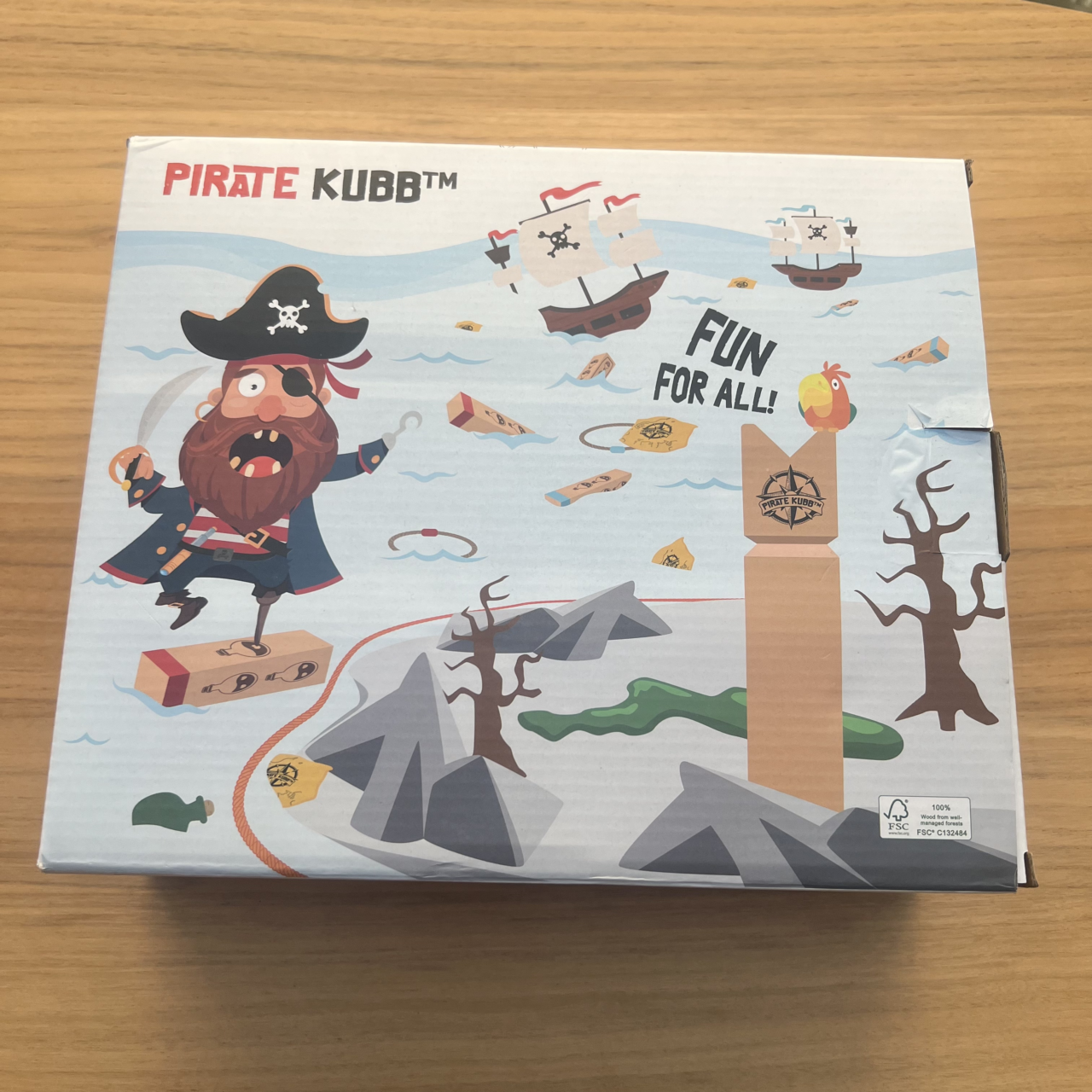 Pirate Kubb: Actionfyldt havespil med pirattema