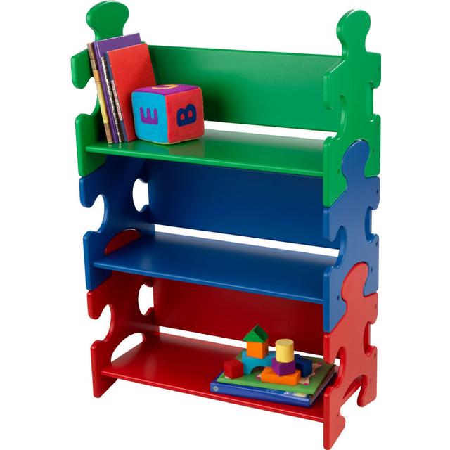 Kidkraft Puzzle Book Shelf Primary - Børnereol - TIl den lille